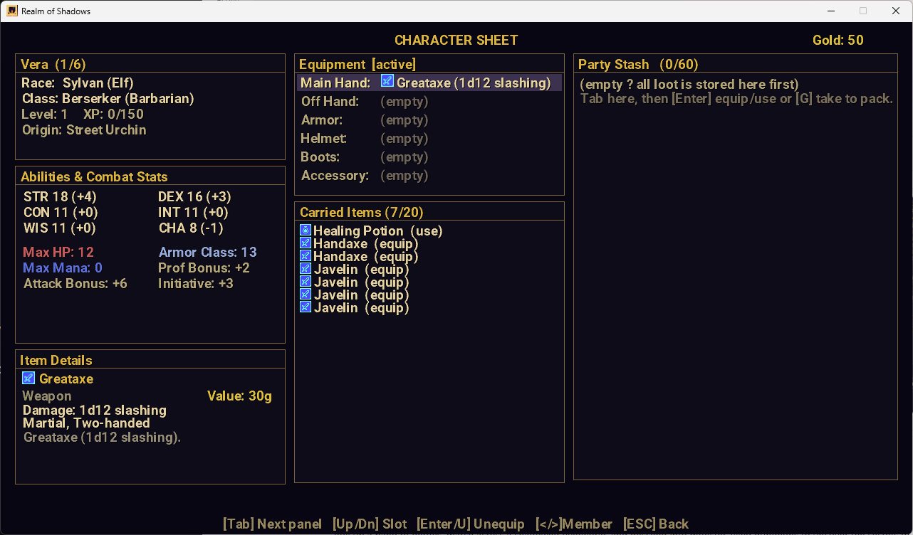 Loot and gear