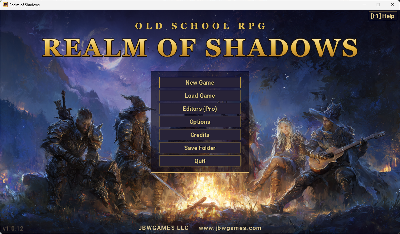 Main menu